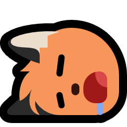 neofox_flop_sleep - a fox sleeping